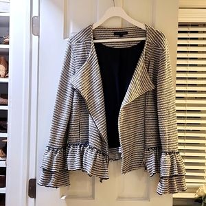 Banana Republic Blue and White blazer